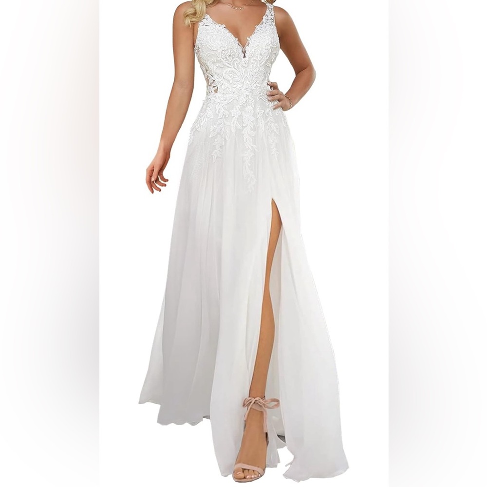 Ivory wedding dress - Size 20